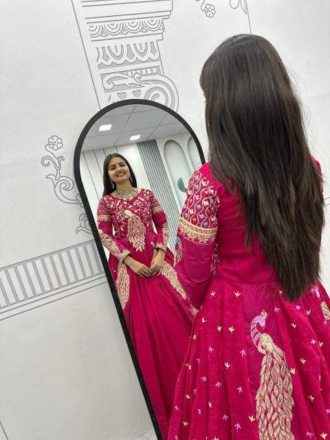 Pc-528 Vichitra Red Lehenga choli wholesale price list